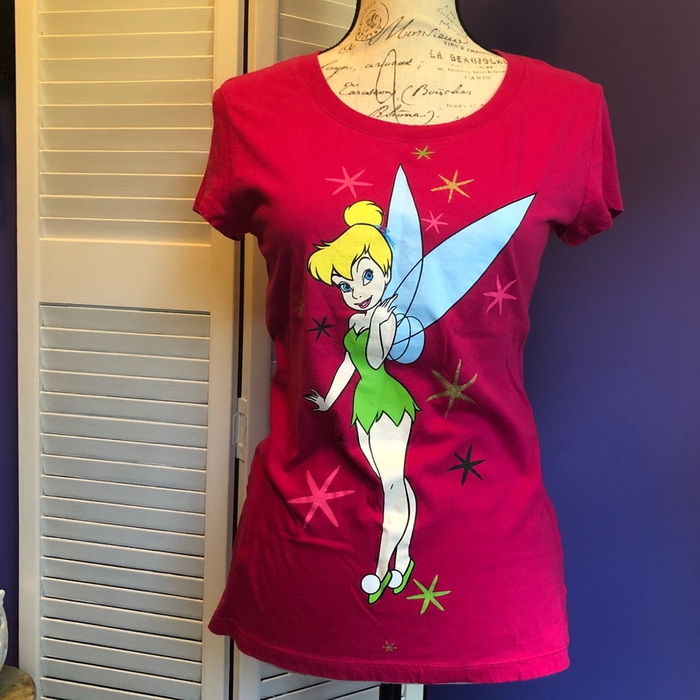 Disney | Pink Tinkerbell Short Sleeve Shirt